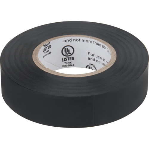 Ruban isolant, 19 mm (3/4") x 18 m (60'), Noir, 7 mils Quali-T-Solutions