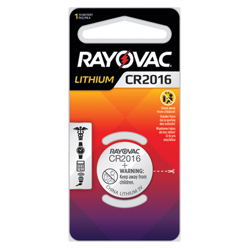 Pile bouton au lithium CR2016, 3 V Quali-T-Solutions