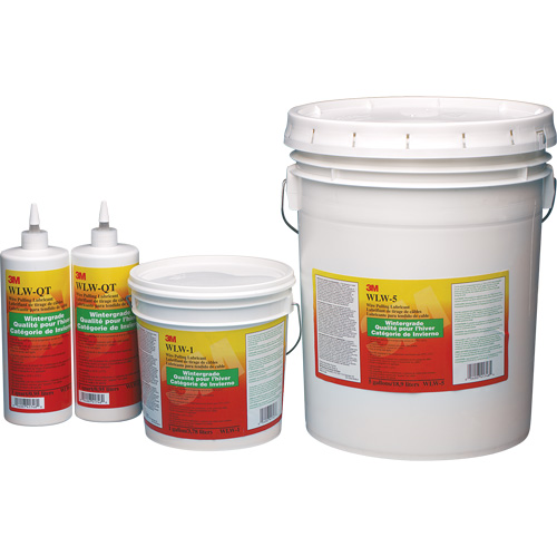 Lubrifiant pour tireur de c&acirc;ble de calibre hivernal, Bouteille Quali-T-Solutions