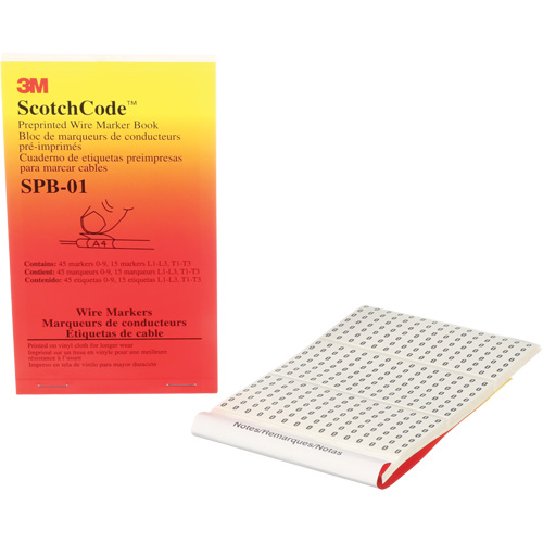 ScotchCode Pre-Printed Wire Marker Book Quali-T-Solutions