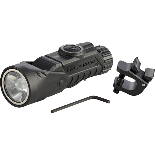 Lame de poche &agrave; alimentation multiple &agrave; angle droit pour casque Vantage 180 X, DEL, Piles Rechargeable/CR123A, Polym&egrave;re de nylon Quali-T-Solutions