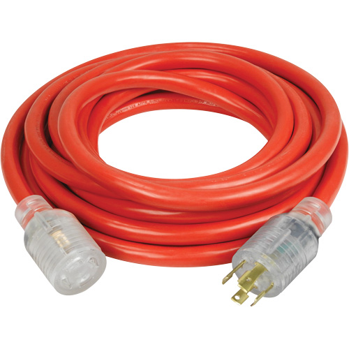 Rallonge pour g&eacute;n&eacute;ratrice &agrave; quatre prises, Ext&eacute;rieur, AWG 10, 30 A, 4 prise(s), 25' Quali-T-Solutions