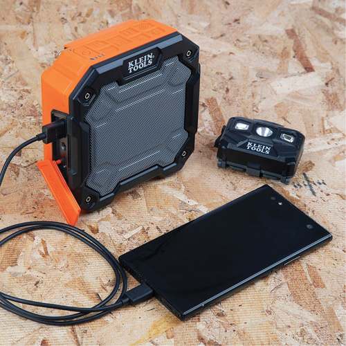 Bluetooth&reg; Jobsite Speaker with Magnet & Hook (Tool Only), Lithium-Ion Quali-T-Solutions