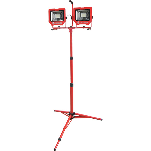 Twin Work Light with Tripod, LED, 72 W, 8000 Lumens, Aluminum Housing Quali-T-Solutions