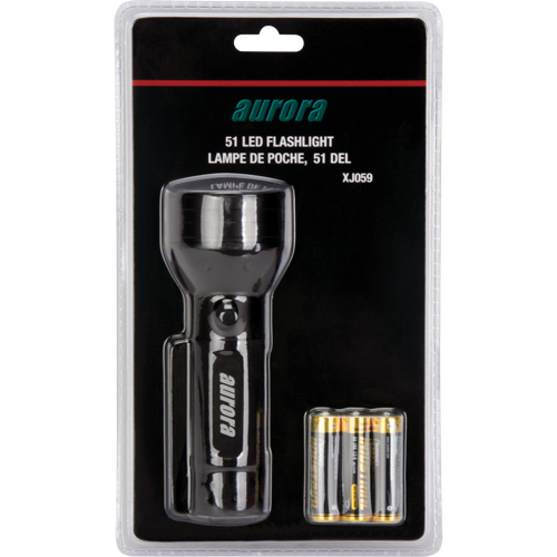 AFL300 Flashlight, LED, 180 Lumens, AA Batteries Quali-T-Solutions