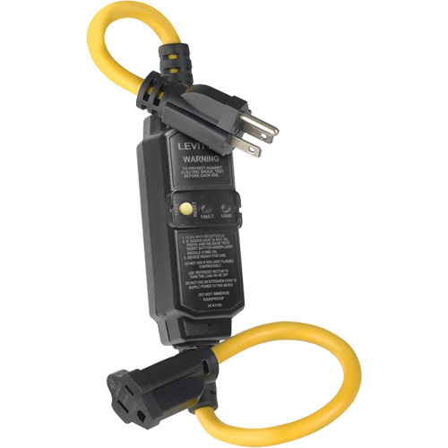 Ensemble DDFT &agrave; r&eacute;armement automatique et auto-test, 120 V, 15 A, Cordon de 2' Quali-T-Solutions