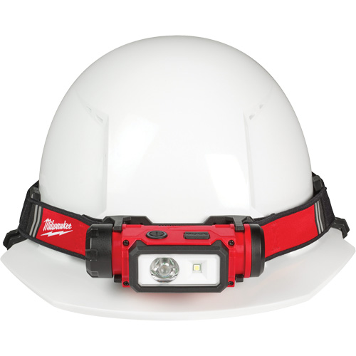 Lampe frontale pour casque de s&eacute;curit&eacute; USB REDLITHIUM, DEL, 600 lumens, 5 hres de fonctionnement, piles Rechargeable Quali-T-Solutions