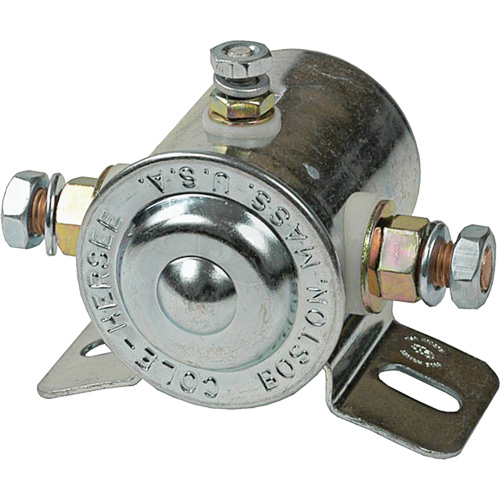 Relais sol&eacute;noide continu mis &agrave; la terre, Mini disjoncteur, 12 V Quali-T-Solutions