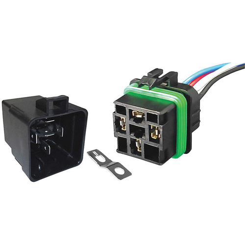 Paquet assorti de relais et de fil herm&eacute;tiques r&eacute;sistants aux intemp&eacute;ries, Mini disjoncteur, 30 A, 24 V Quali-T-Solutions