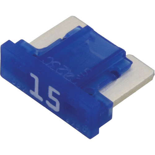 Fusible &agrave; lames pour automobiles LP de la s&eacute;rie MINI, Cartouche, 15 A, 58 V Quali-T-Solutions