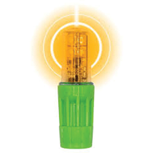 Lampe &agrave; DEL tr&egrave;s lumineuse Rocket II pour les fouets d'avertissement style &agrave; douille 1156, Clignotement, Ambr&eacute;e Quali-T-Solutions