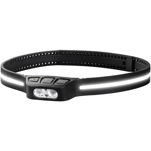 Lampe frontale avec &eacute;clairage sur 360° LHS500R, DEL, 515 lumens, 2,5 hres de fonctionnement, piles Rechargeable Quali-T-Solutions
