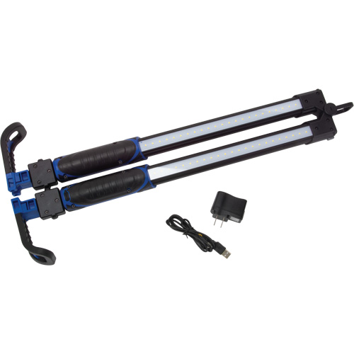 Baladeuse sous-capot pliante, Crochet, Rechargeable, 1400 lumens Quali-T-Solutions
