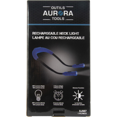 Lampe de travail, Lampe tour de cou, Rechargeable, 300 lumens Quali-T-Solutions