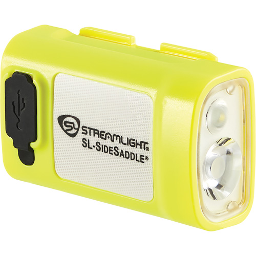 Lampe de casque SL-SIDESADDLE USB pour casques et casques de s&eacute;curit&eacute;, DEL, 350/320/400 lumens, 6,25/7/5 hres de fonctionnement, piles Rechargeable Quali-T-Solutions