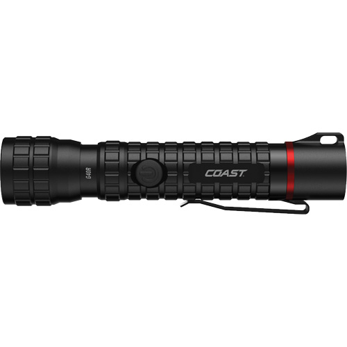 Lampe de poche &eacute;tanche G40R avec mise au point par rotation, DEL, 650 lumens, Piles Rechargeable Quali-T-Solutions