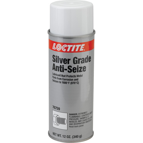 Silver Grade Anti-Seize, Aerosol Can, 1600°F (871°C) Max. Temp. Quali-T-Solutions