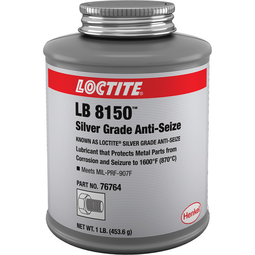 Silver Grade Anti-Seize, Brush Top Can, 1600°F (871°C) Max. Temp. Quali-T-Solutions