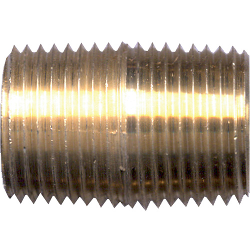 Close Nipple, Brass, 3/4", NPT Quali-T-Solutions