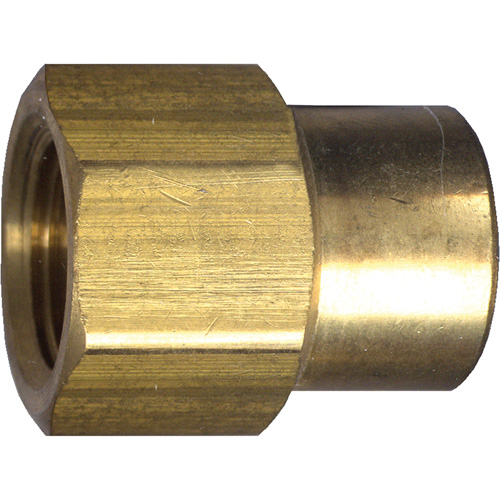 Reduced Pipe Coupling, Brass, 1/2" x 3/8" Quali-T-Solutions