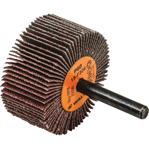Coolcut Flap Wheel, Aluminum Oxide, 60 Grit, 2" x 1" x 1/4" Quali-T-Solutions
