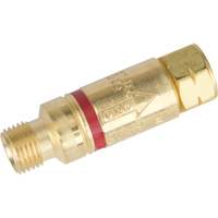 Flashback Arrestors - Oxy/Fuel Gas, Fuel Gas (red)/Oxygen (green), Torch Style Quali-T-Solutions