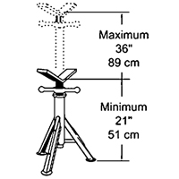 L&egrave;ve-tubes robuste, Capacit&eacute; de chargement 2500 lb Quali-T-Solutions