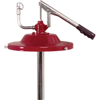 Pompes pour lubrification manuelle - Pompes &agrave; pression d&eacute;bit-volume, Zinc, 1 lb/6 courses, Pour barils de 5 gal. Quali-T-Solutions