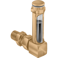 Indicateurs de niveau &agrave; liquide en laiton - Raccords universels, Filet&eacute;, 8-11/16" lo, 225°F (107,22° C) Quali-T-Solutions