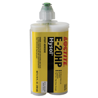 Adh&eacute;sifs structuraux &agrave; s&eacute;chage rapide E-20P, 200 ml, Cartouche double, Deux composants, Blanc Quali-T-Solutions