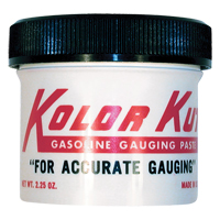 P&acirc;te de jaugeage d'essence Kolor Kut , Cruche Quali-T-Solutions