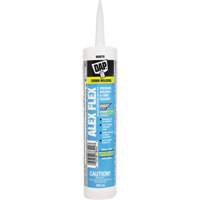 Alex Flex&reg; Premium Molding & Trim Acrylic Latex Siliconized Sealant, 300 ml, Cartridge, White Quali-T-Solutions