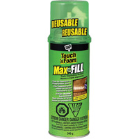 Touch 'n Foam&reg; Max Fill Triple Expanding Sealant, 340 g, Aerosol Can, Cream Quali-T-Solutions