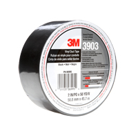 3903 Vinyl Duct Tape, 1245 mm (49") W x 46 m (151') L, 6.5 mils, Black Quali-T-Solutions