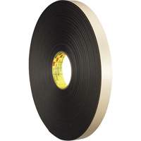 Double-Coated Foam Tape, 66 m (216') L x 12.7 mm (1/2") W, 31 mils, Polyethylene Quali-T-Solutions