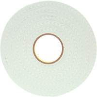 Double-Coated Urethane Foam Tape, 33 m (108') L x 25.4 mm (1") W, 62.5 mils, Urethane Quali-T-Solutions