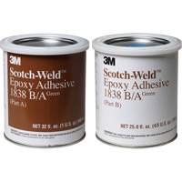 Adh&eacute;sif Scotch-Weld, 32 oz liq., Seau, Deux composants, Vert Quali-T-Solutions