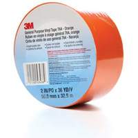 764 General-Purpose Vinyl Tape, 50.8 mm (2") W x 32.9 m (108') L, 5 mils, Orange Quali-T-Solutions