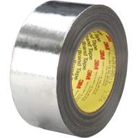 High-Temperature Aluminum Foil/Glass Cloth Tape, 7.3 mils Thick, 25.4 mm (1") x 33 m (108') Quali-T-Solutions