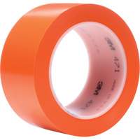 471 Vinyl Tape, 50.8 mm (2") W x 32.9 m (108') L, 5.2 mils, Orange Quali-T-Solutions