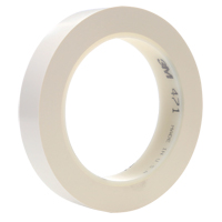 471 Vinyl Tape, 25.4 mm (1") W x 32.9 m (108') L, 5.3 mils, White Quali-T-Solutions