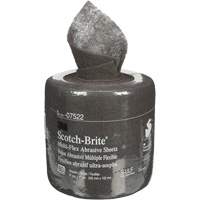 Rouleaux de feuilles Scotch-Brite, Carbure de silicium, 8", Grain Ultra fin Quali-T-Solutions