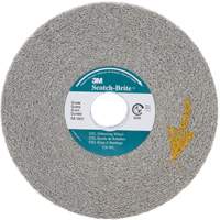 Scotch-Brite EXL Deburring Wheels, 6" x 1", 1" Arbor, Aluminum Oxide Quali-T-Solutions