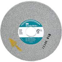 Scotch-Brite EXL Deburring Wheel, 6" x 1/2", 1" Arbor, Aluminum Oxide Quali-T-Solutions