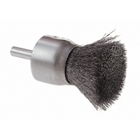 Brosse mont&eacute;e &agrave; fils ondul&eacute;s, 1", Fils 0.006 Quali-T-Solutions