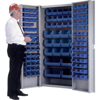 Armoire &agrave; combinaison avec porte creuse, 38" la x 24" p x 72" h, 36 tablettes Quali-T-Solutions