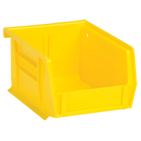 Bacs ultra empilable & suspendable, 4-1/8" la, 3" h x 5-3/8" p, Jaune Quali-T-Solutions