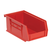 Bacs ultra empilable & suspendable, 4-1/8" la, 3" h x 7-3/8" p, Rouge Quali-T-Solutions