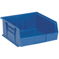 Bacs ultra empilable & suspendable, 11" la, 5" h x 10-7/8" p, Bleu Quali-T-Solutions