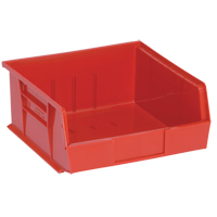 Bacs ultra empilable & suspendable, 11" la, 5" h x 10-7/8" p, Rouge Quali-T-Solutions